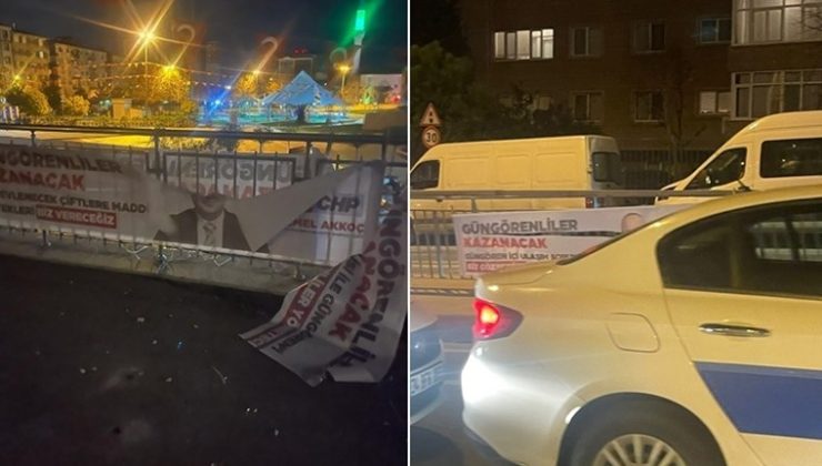 CHP’nin Güngören adayı Temel Akkoç’a Provokasyon…