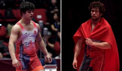 Alperen Berber ve Selçuk Can Avrupa Güreş Şampiyonu Oldu…