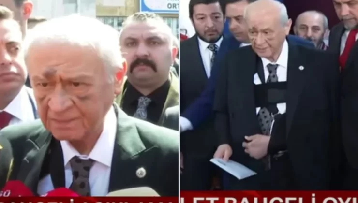 Bahçeli’nin Yüzü Morluklar İçinde…