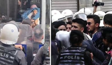 İsrail Protestosuna Polis Şiddeti Ters Kelepçe, Darp, Gözaltı…