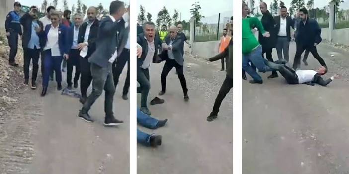 AKP’li Meclis Üyesi’nin CHP’li Başkanın Önünde Artistik Provakasyon Hareketleri…