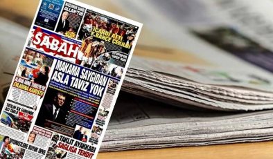 Sabah Gazetesi’nin Manşetinde Erdoğan ve AKP Değil Özgür Özel Var…