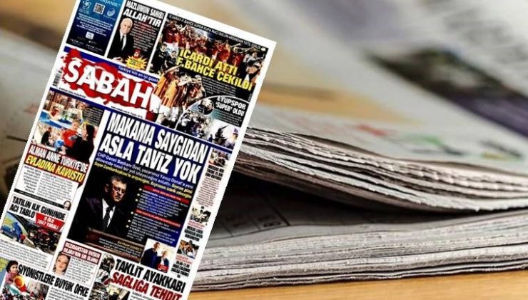 Sabah Gazetesi’nin Manşetinde Erdoğan ve AKP Değil Özgür Özel Var…