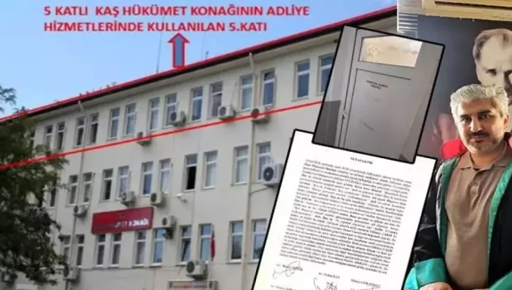 Kaş Adliyesi Makam Tuvaleti Kavgasında Şimdi De Kilit Krizi…