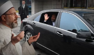 Diyanet İşleri Başkanı Ali Erbaş, Audi A8 Makam Aracına Veda Etti…