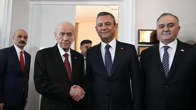 Devlet Bahçeli ve Özgür Özel Görüşmesi…