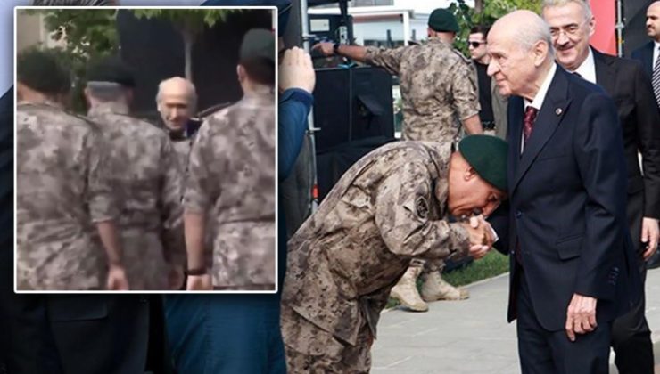Özel Harekatçılar Bahçeli’nin Elini Öpme Sırasına Girmişler…