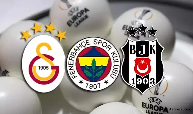 Galatasaray, Fenerbahçe ve Beşiktaş’ın Avrupa Ligi Maç Tarihleri…