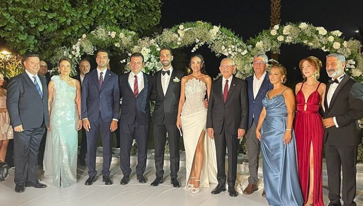 Kılıçdaroğlu, İmamoğlu ve Canan Kaftancıoğlu Düğünde Bir Araya Geldi…