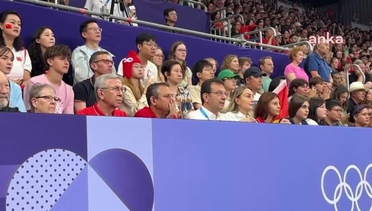 Özgür Özel, Ekrem İmamoğlu ve Mansur Yavaş Olimpiyatlarda…