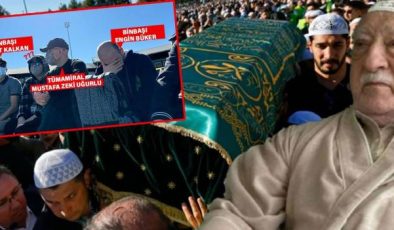 FETÖ’nün Cenazesinde Maskeli Bir General İki Binbaşı Çıktı…