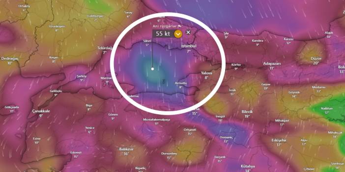 İstanbul’da Manda Gözü Fırtınası…