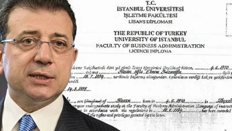 İmamoğlu’nun Diploma İfadesi…