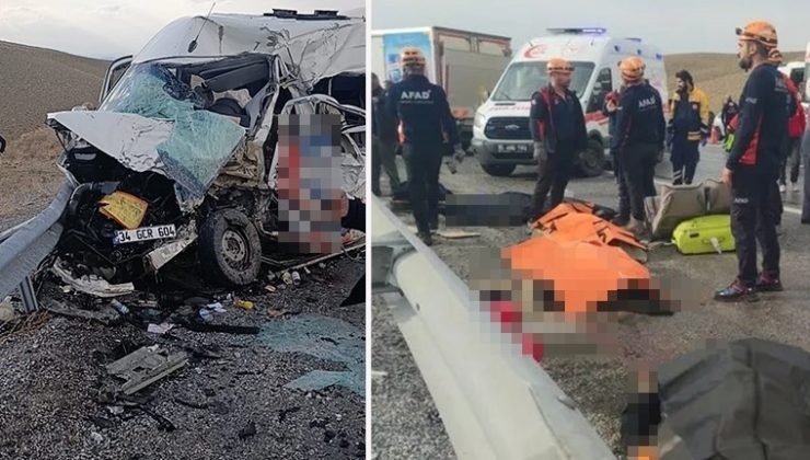 Van’da Trafik Katliamı: 7 Ölü, 3’ü Ağır 12 Yaralı…