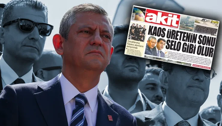 Yeni Akit: Kaos Üretenin Sonu Selo Gibi Olur…