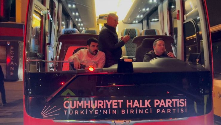 Çağlayan’da CHP’nin Aracına Engel Milletvekillerinin Önü Kesildi…