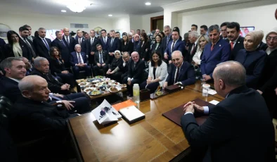 Erdoğan DEM Parti, İYİ Parti ve MHP Liderleri İle Bir Araya Geldi…