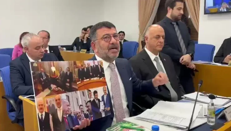 Hüseyin Gün’ün AKP’li İsimlerle Fotoğrafı Meclis’te…