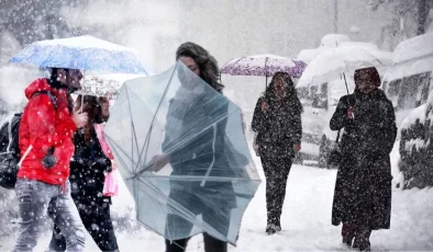 Kuvvetli Yağış, Fırtına ve Kar Geliyor…