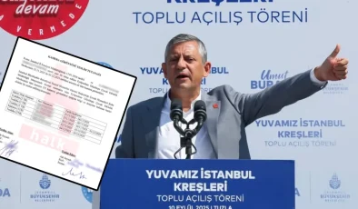 Özgür Özel’in Anlattığı, İBB’nin Görüntüleri Teslim Ettiği Belge Ortaya Çıktı…