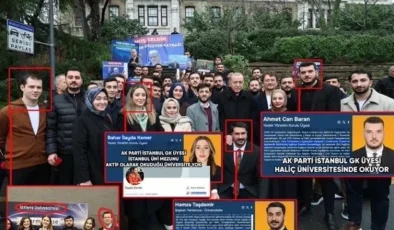 AK Gençlik Üyeleriyle Fotoğraf Çektirip, Boğaziçi Öğrencileri Diye Servis Etmişler…