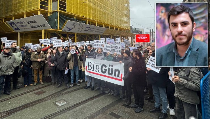 Meslektaşları, İsmail Arı için Taksim’de…