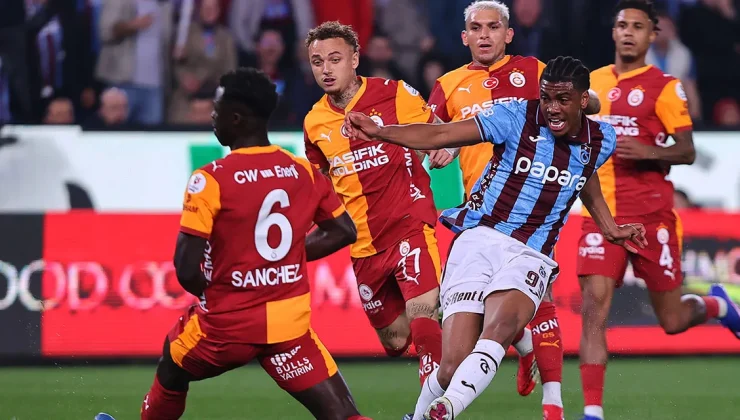 Trabzonspor, Galatasaray’ı 2 Golle Yıktı…