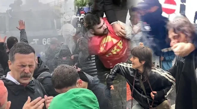 Erkan Baş’a da Biber Gazı Sıkıldı, 575 Kişi Gözaltına Alındı…