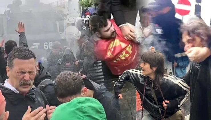 Erkan Baş’a da Biber Gazı Sıkıldı, 575 Kişi Gözaltına Alındı…