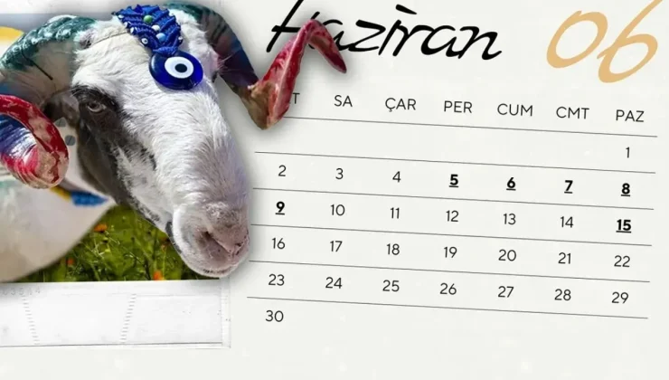 Kurban Bayramı Tatili 9 Gün Oldu…