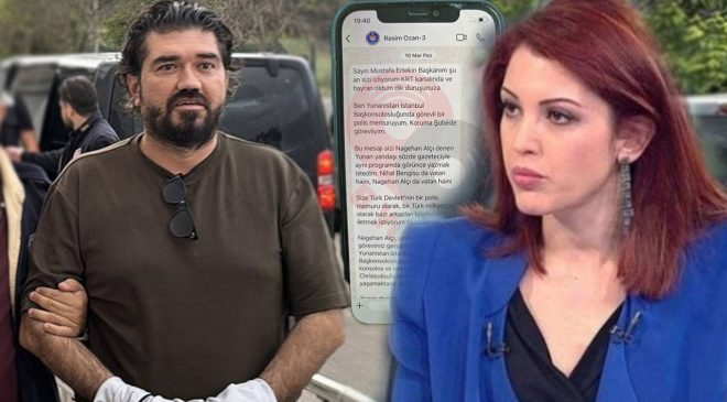 ROK Kendisini Polis Olarak Tanıtmış, Nagehan Alçı’yı Yunan Ajanı Olarak Suçladı…
